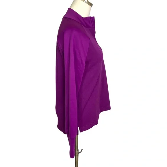NIKE Purple ¼ Zip Long Sleeve Pullover Jacket XS - Picture 2 of 8